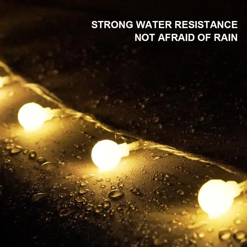 

1M 3M 4M 5M 10M Solar String Lights Outdoor Led Crystal Globe Lights Waterproof Solar Festoon Fairy Light For Garden Party Decor