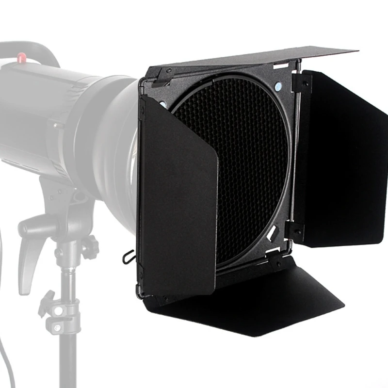 Дверь сарая с сотовой решеткой и 4-цветным гелевым фильтром для 7-дюймового