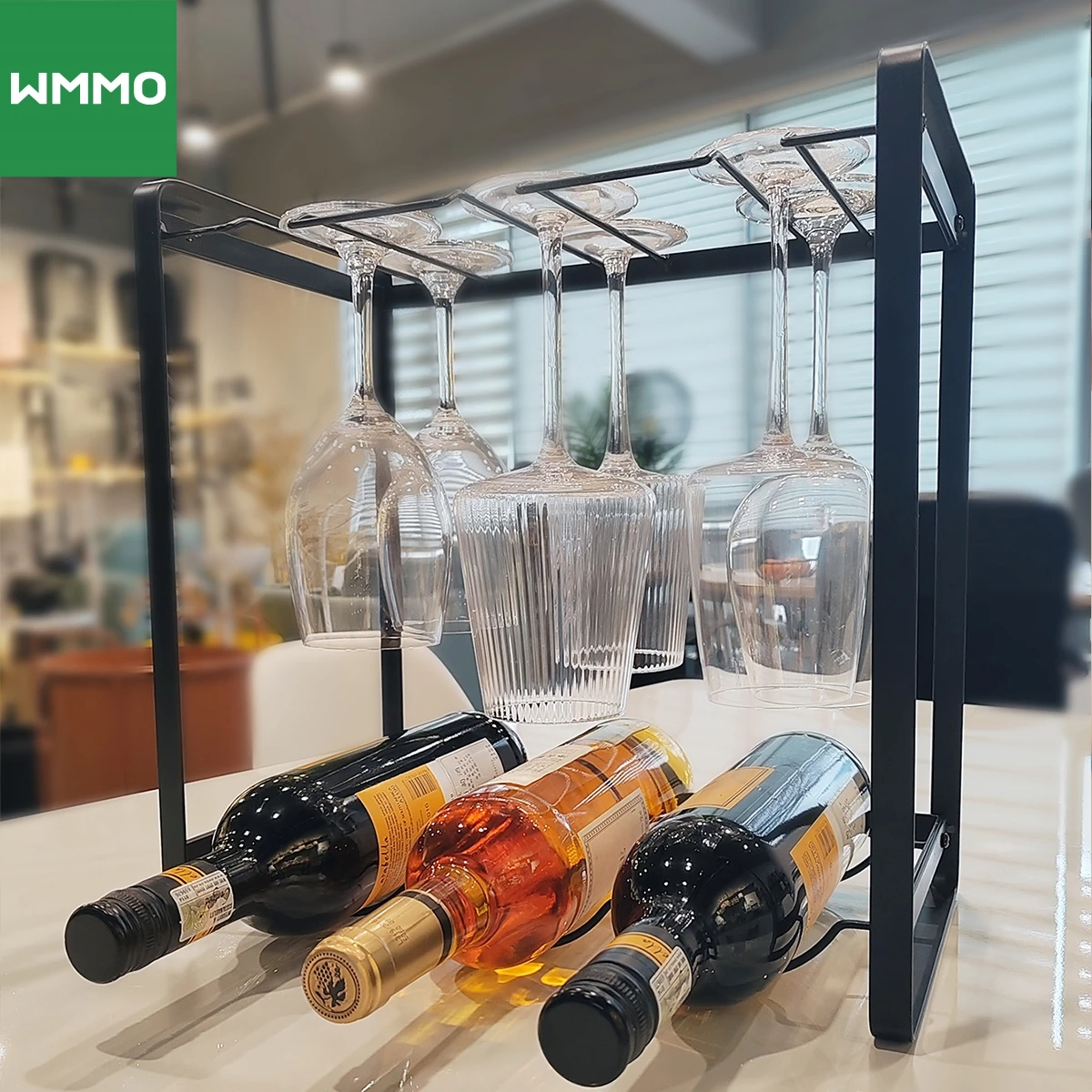 WMMO 1 шт. Держатель для винной стойки металлическая настольная винная стойка 2 в