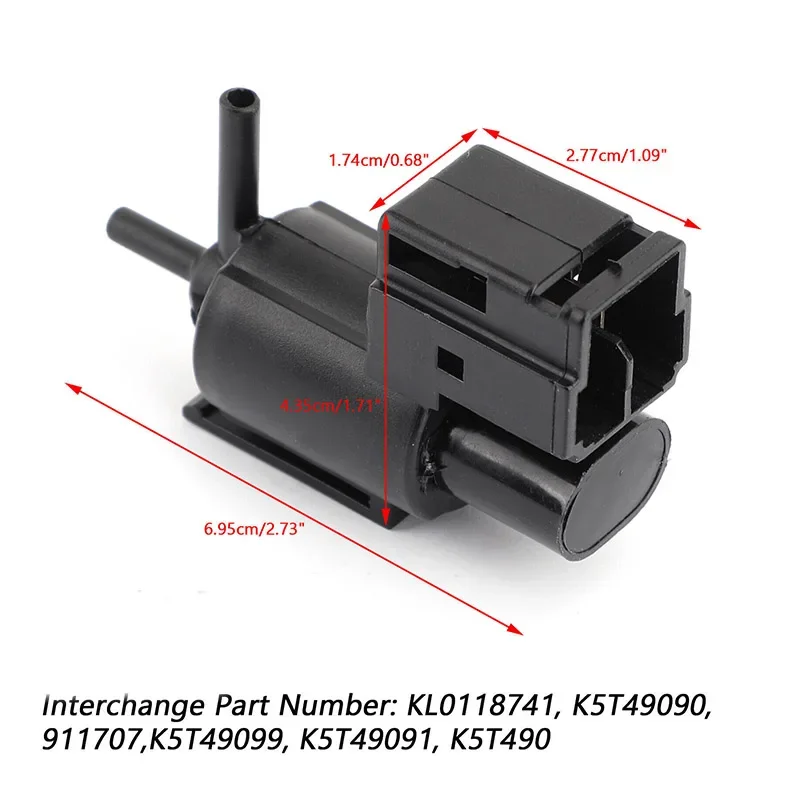 Новый KL01-18-741 EGR вакуумный электромагнитный клапан VSV для Mazda 626 Millenia Aspire MPV K5T49090