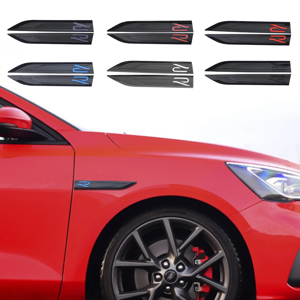 2 шт. автомобильный значок на крыло боковое эмблема лезвие наклейка украшение для