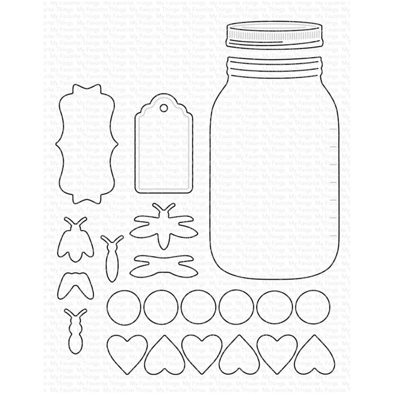

Mason Jar Valentine's Day Metal Cutting Dies Scrapbooking for January 2023 New Paper Making Embossing Frames Card Set