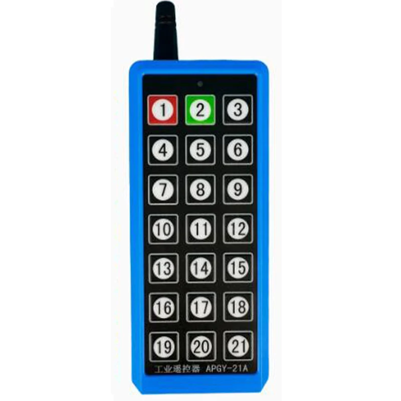 Беспроводной пульт дистанционного управления 2000 м DC12V 24V 21CH 433 МГц