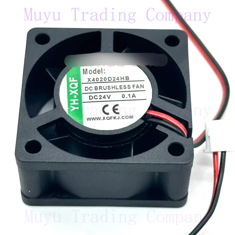 ДЛЯ YH-XQF X4020D24HB DC 24 В 0 1 А 40x40x20 мм 2-проводной охлаждающий вентилятор для сервера