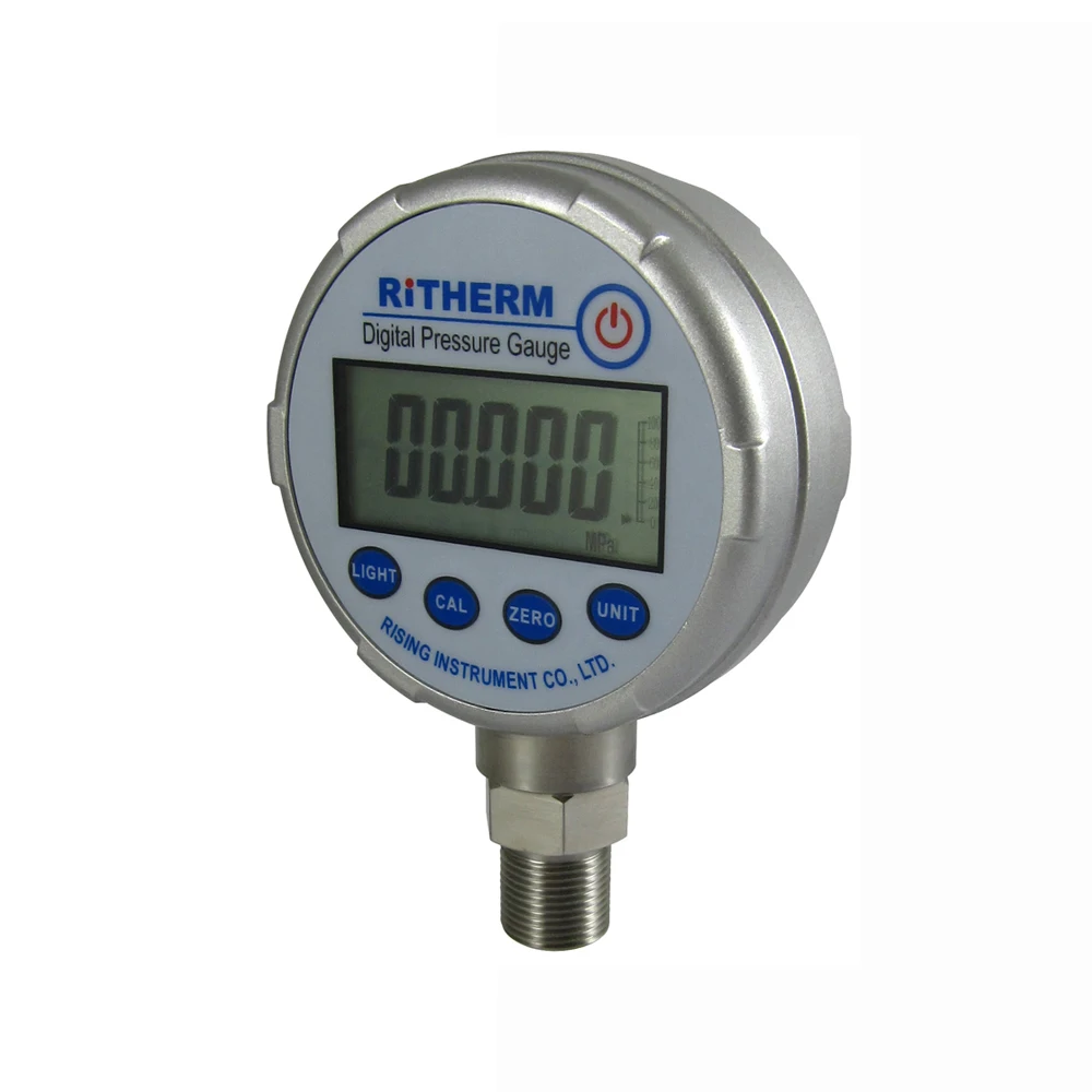 

All Stainless Steel 100mm Lower Connection Precision Digital Pressure Gauge