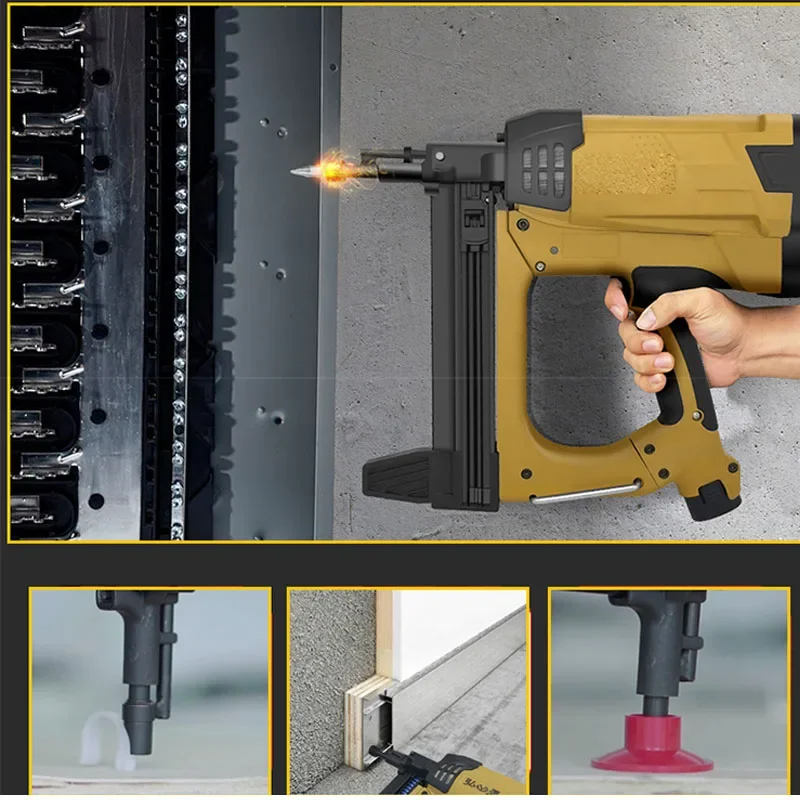 Газовый пистолет стальной для гвоздей многофункциональный газовый гвоздь