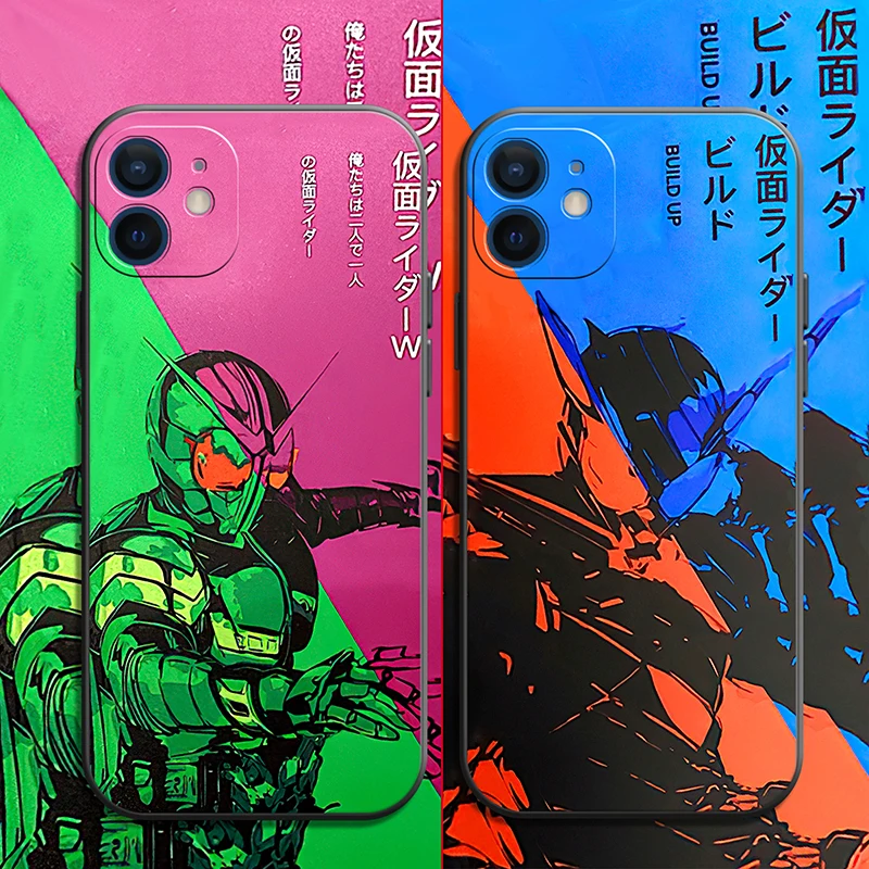Kamen Rider Bandai Phone Case For iPhone 11 12 13 Pro MAX 6 6S 7 8 Plus XS 12 13 Mini X XR SE 2020 5 Japan Anime Funda Cover