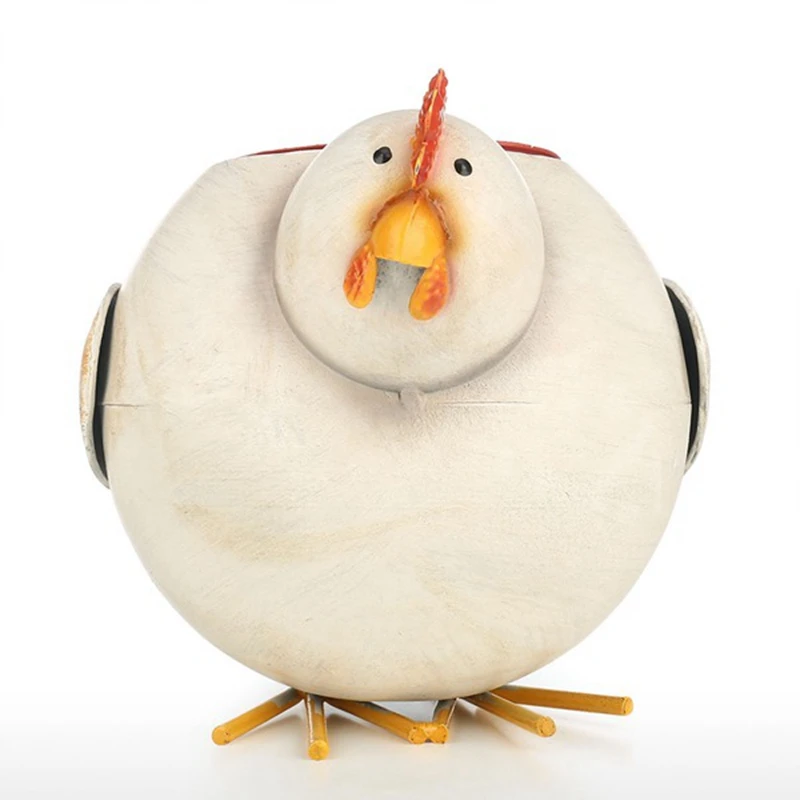 

Creative Hen Shape Flower Plant Pot Metal Flower Pot Succulent Garden Decoration Flower Pot Balcony Decoration