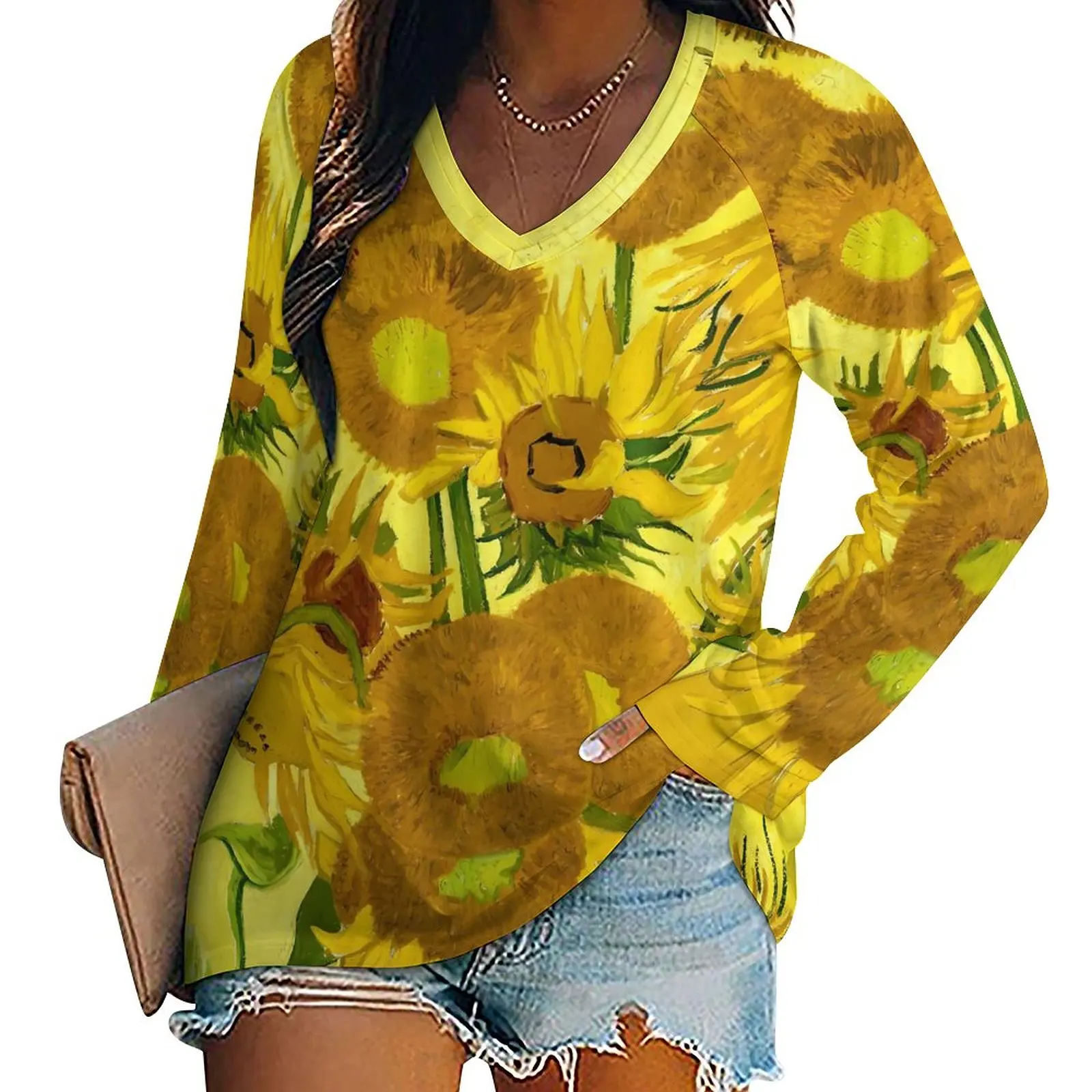 

Женская футболка с длинным рукавом, в стиле ретро