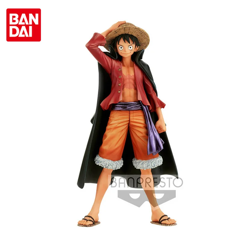 

16Cm Bandai Original ONE PIECE DXF THE GRANDLINE SERIES Wano Of Country Vol.2 Monkey D. Luffy Anime Action Figure Toys Gifts