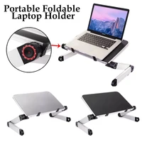 portable foldable laptop holder adjustable notebook pc monitor riser stand