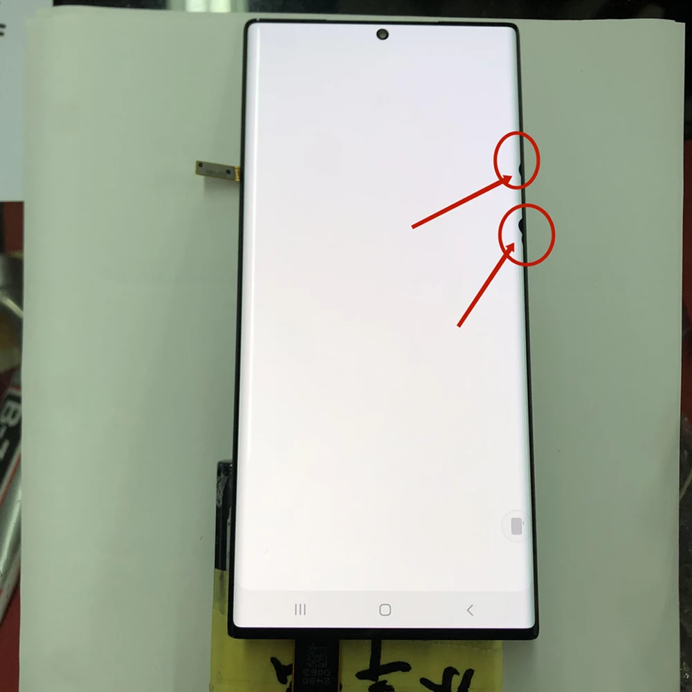 

Оригинал с линейной дефектной точкой для SAMSUNG Galaxy Note20 Ultra ЖК-дисплей сенсорный экран дигитайзер для note 20 Ultra SM-N985F