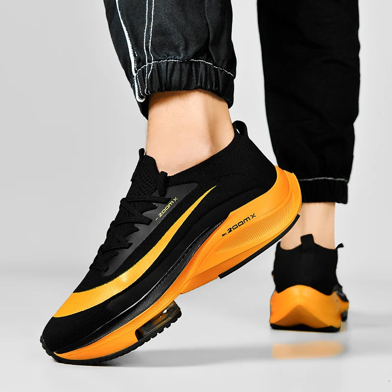 Мужские спортивные кроссовки на воздушной подушке для марафона дышащие легкие