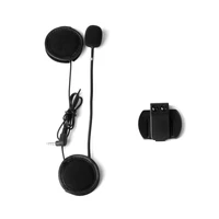 vnetphone 3 5mm microfoon luidspreker headset en helm intercom clip voor ejeas v4 v6 motorfiets bluetooth interphone