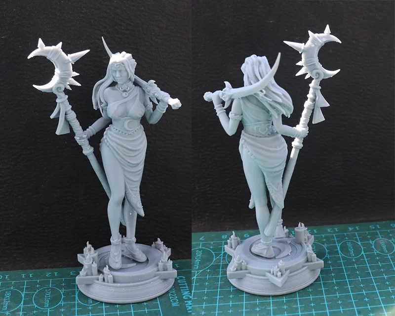 Модель из смолы 1/18 10 мм 1/24 75 фигурка богини воина лунного света Неокрашенная