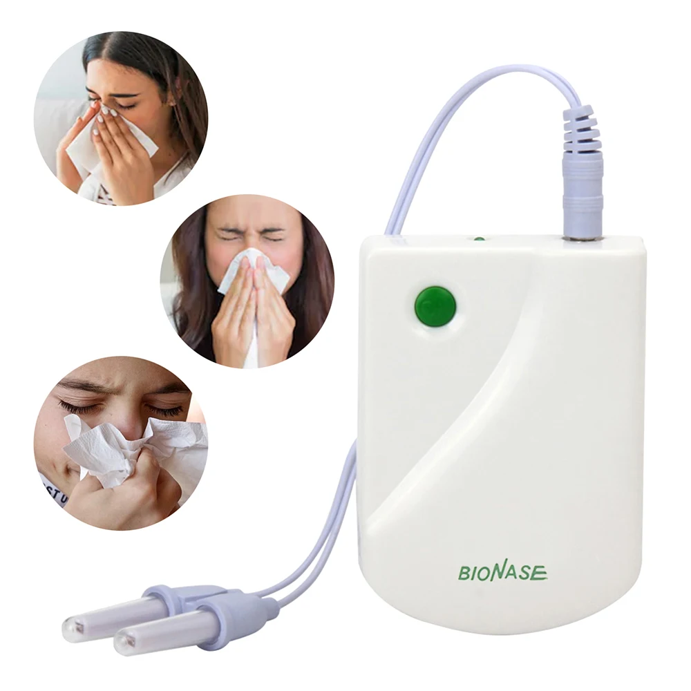 

Лечение при аллергии на носу BioNase, лечебное массажное устройство для лечения ринита, синусита для домашнего использования, забота о здоровь...