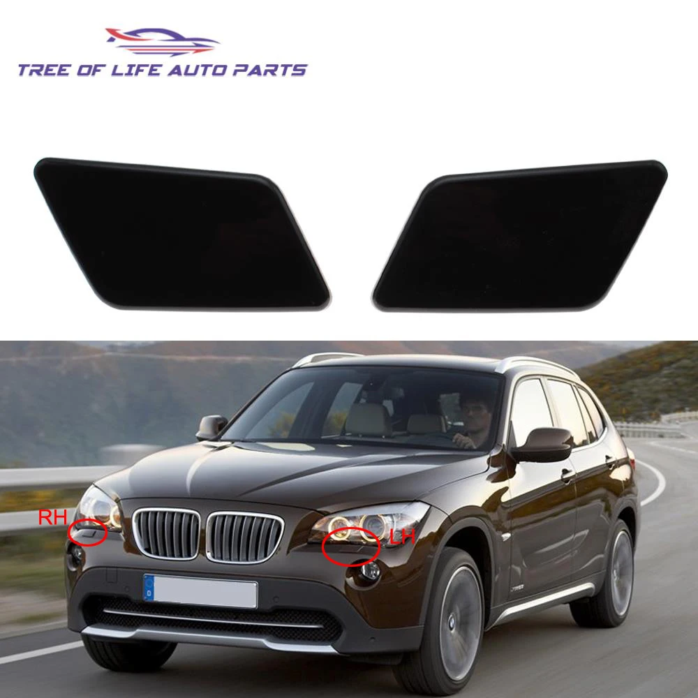 

Front Bumper Headlight Washer Spray Nozzle Jet Cover Cap For BMW X1 E84 2009 2010 2011 2012 2013 2014 51112993585 51112993586