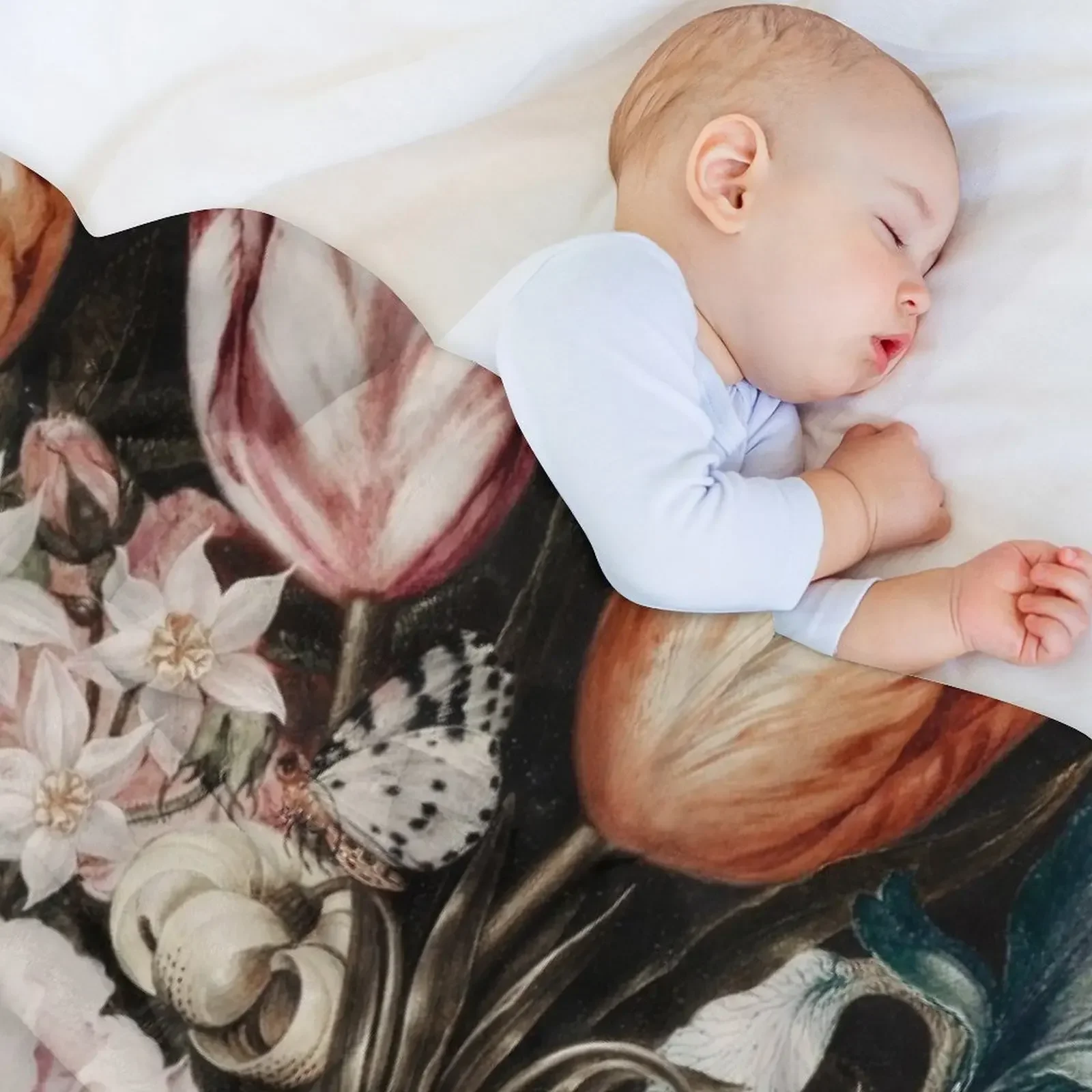 Одеяло с цветами в стакане (1606) от ambrodc Bosschaert постельное белье аниме одеяла