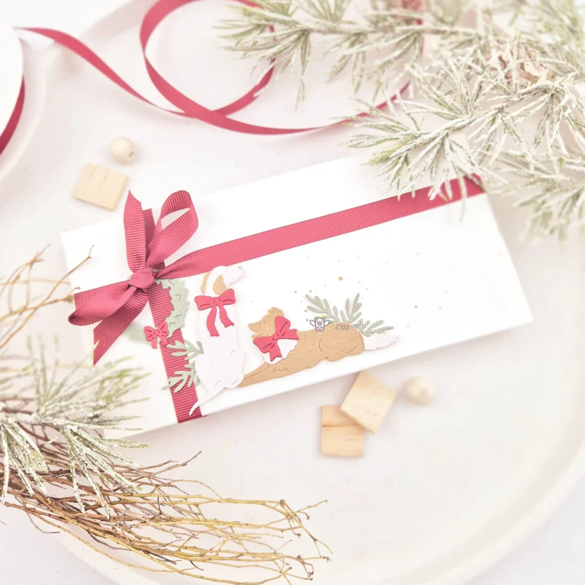 Piggy Craft metal cutting dies cut die mold New dog series Scrapbook paper craft knife mould blade punch stencils