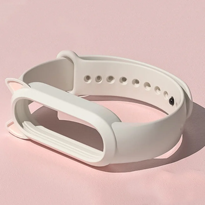 Силиконовый сменный ремешок для Xiaomi Mi Band 3/4/5/6 Универсальный милый браслет с