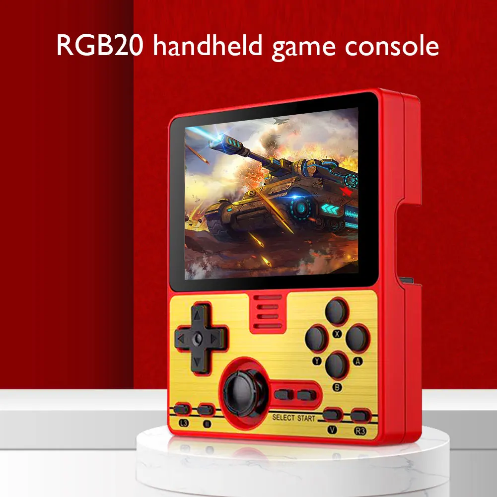 

ALLOYSEED RGB20 Module Screen Online Handheld Mini Video Game Console WiFi Player Built-in Multiplayers Game Handheld Console