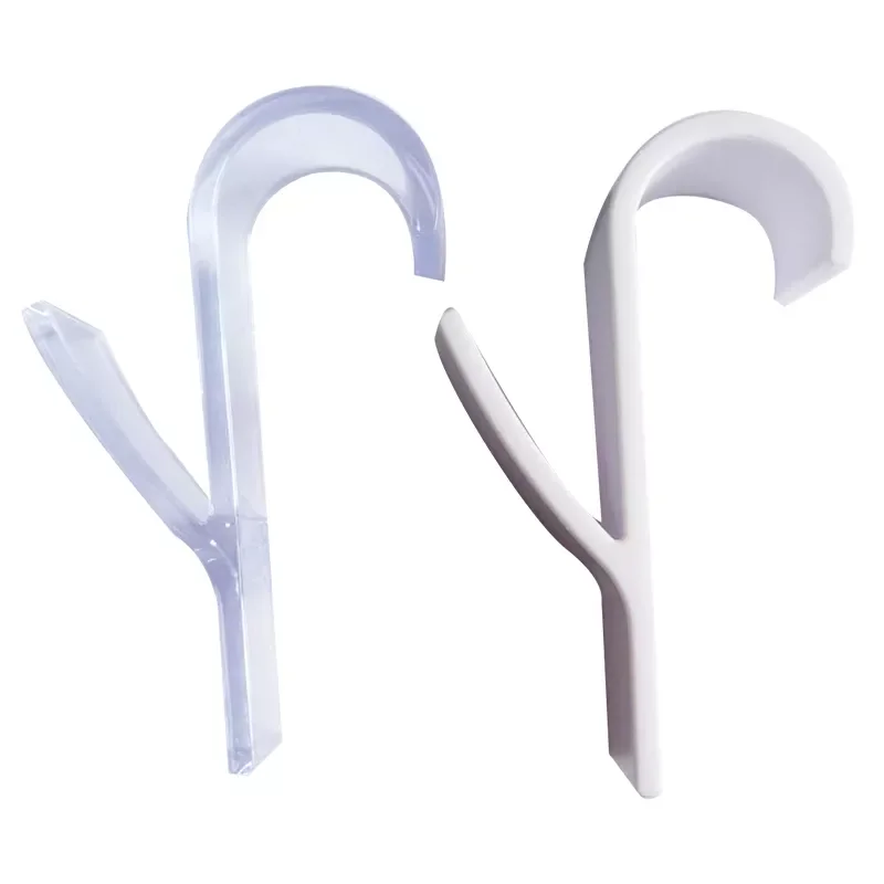 

2022New Bathroom Hanger Clips Storage Racks White Clear Hanger Heated Towel Radiator Rail Clothes Scarf Hanger Hooks Holder