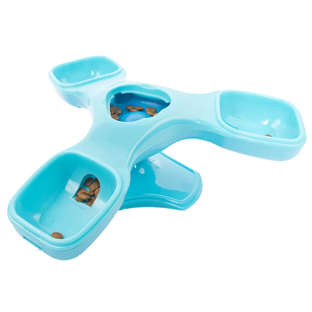 

1 Pc Pet Rotary Feeder Anti-slip Leakage Feeder for Kitten