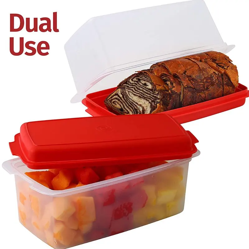 

Beautiful Plastic Bread Box - Keep Bread Fresh and Perfect for Table Serving