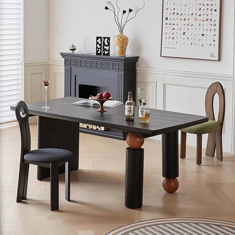 

Japanese Rectangle Dining Tables Black Vintage Living Room Design Dining Tables Large Unique Table Haute Living Room Furniture
