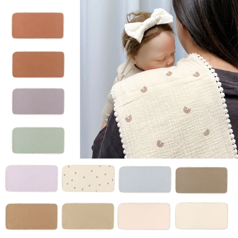 

Baby Saliva Towel Soft Absorbent Muslin Cotton Baby Burp Cloth Kindergarten Handkerchief Newborn Washcloth Nursing Towel