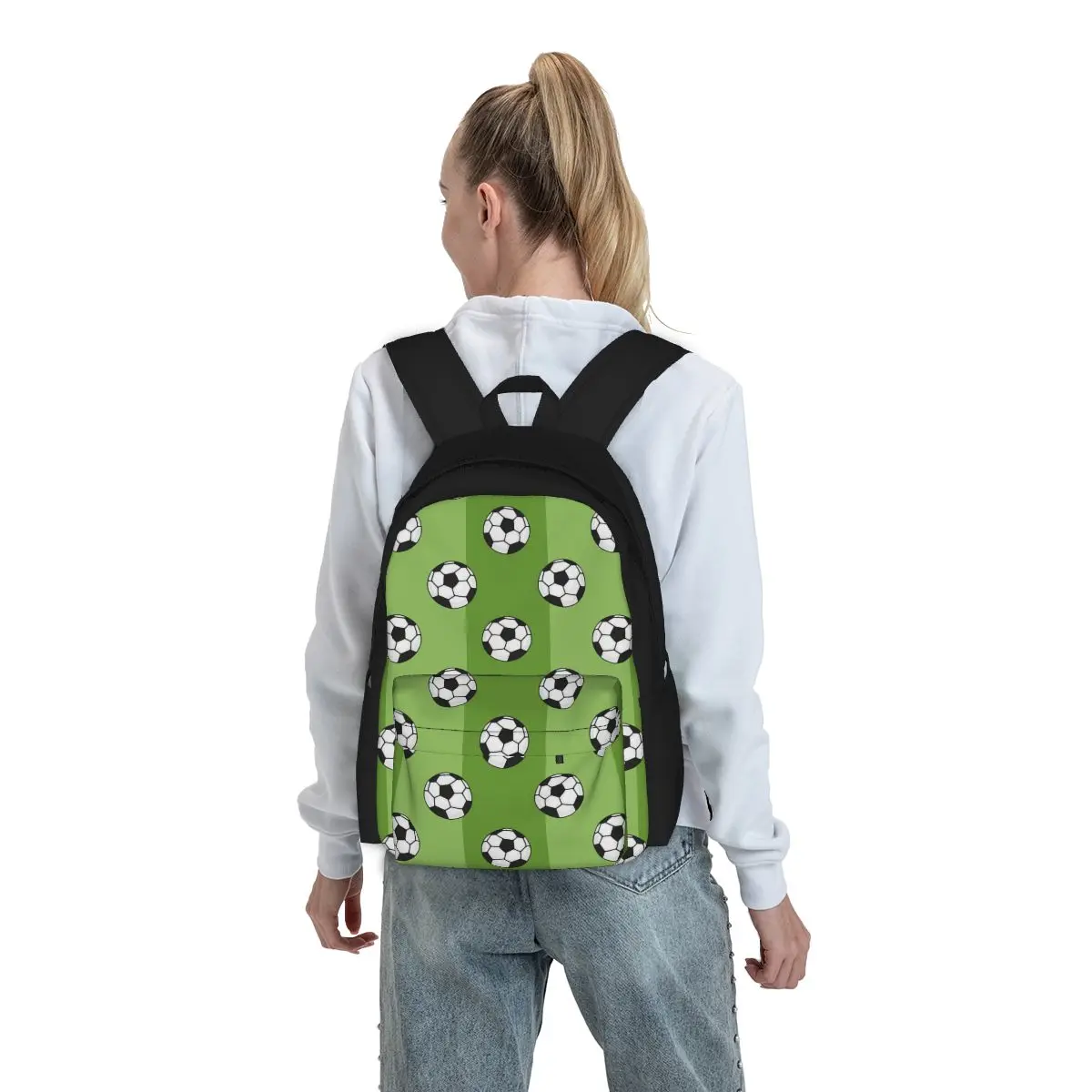 Спортивный женский рюкзак для любителей футбольных мячей, детская школьная сумка, рюкзак для мальчиков и девочек, Вместительная дорожная сумка через плечо