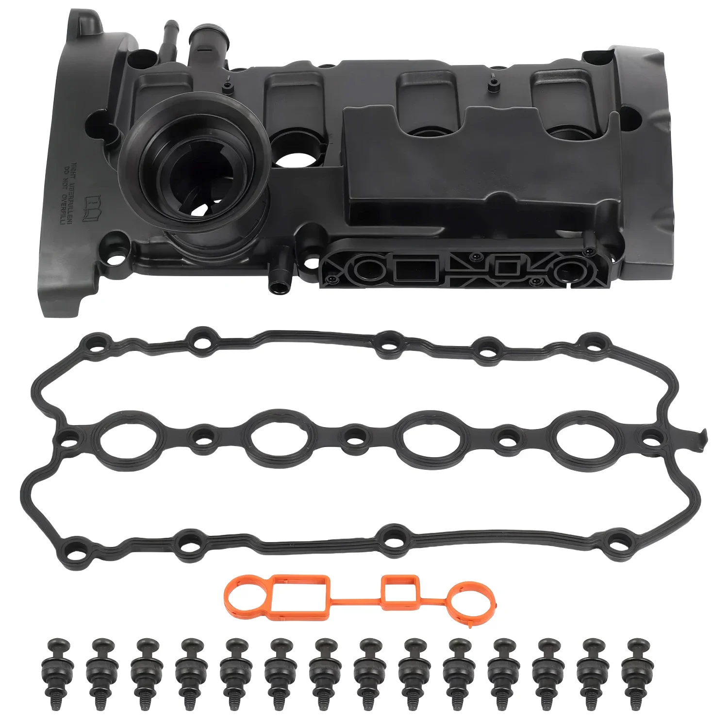 Фото Крышка клапана двигателя для Audi A3 TT 2.0L L4 2006-2009 Volkswagen Golf GTI Jetta Passat 2.0L L4 2006-2013 06F103469K 06F103469F №1
