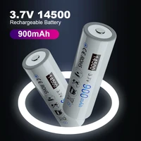 14500 battery 900mah 3 7v li ion rechargeable batteries lithium cell aa 14500 battery for led flashlight headlamps torch mouse