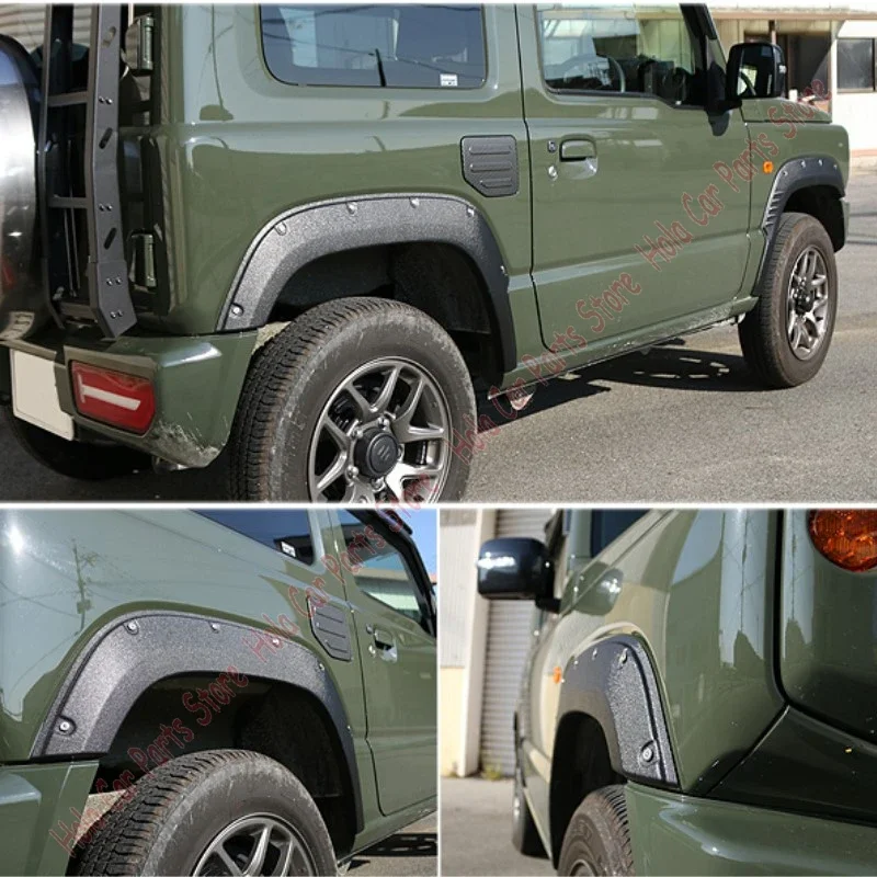 4 шт. матовые черные Брызговики для Suzuki JimnyJB64 2018-2022