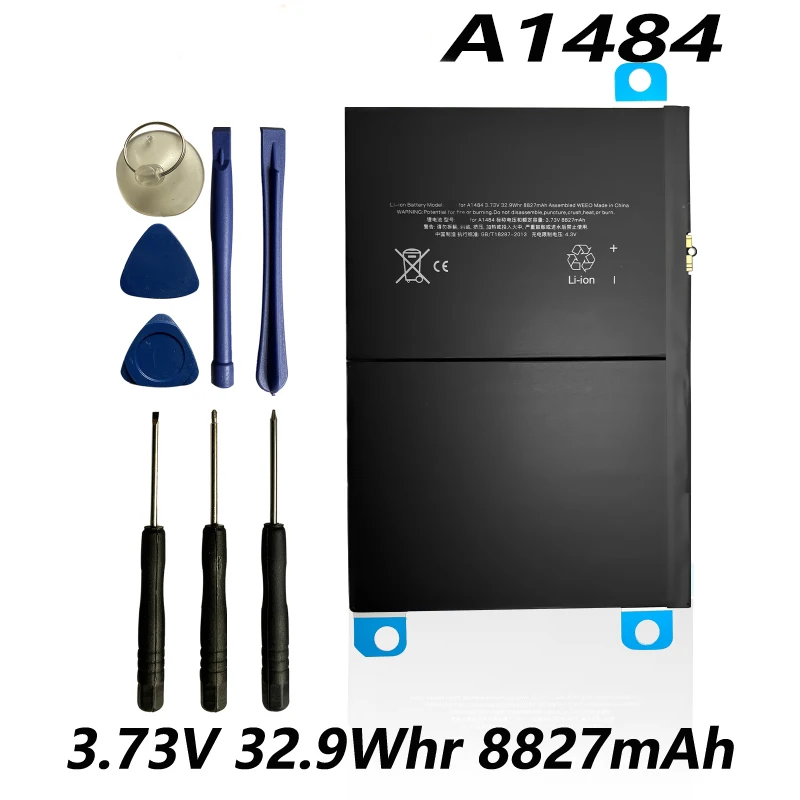 A1484 3 73 В 32 9 Вт 8827 мАч аккумулятор для планшета iPad Air 1 iPad/5/6/7/8/9 A1474 A1475 A1476 A1822 A1823 A1893