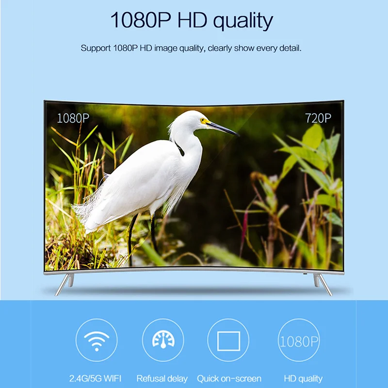 Беспроводной Wi-Fi дисплей G12 ТВ-адаптер Chromecast HDMI-совместимый приемник экран для Crome