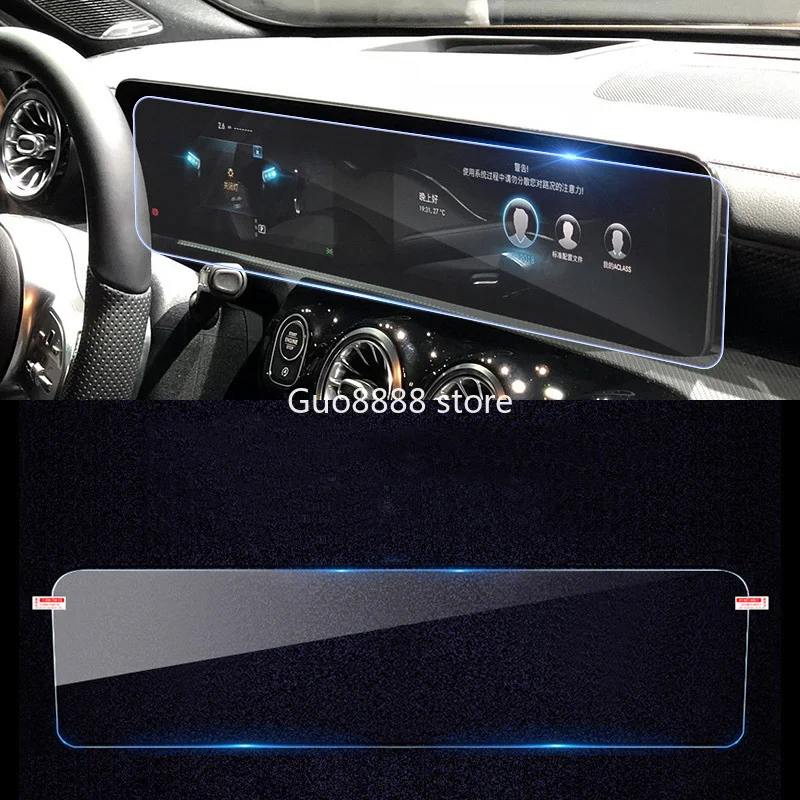 For Mercedes Benz A E S Class A200 E300 E350 GLA GLE Car Tempered Glass Protect Film Navigation Multimedia GPS Touch LCD Screen