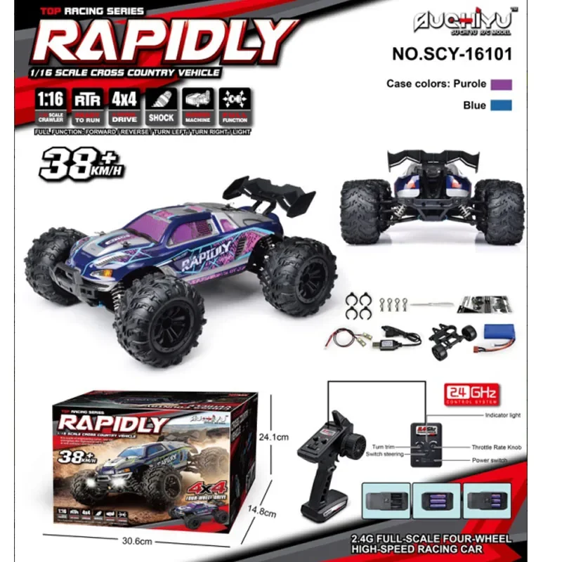 Высокоскоростной Радиоуправляемый Автомобиль В Масштабе 1/16