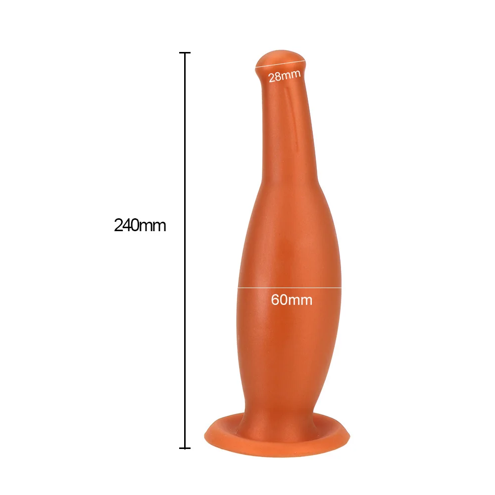 Массаж простаты Мягкий большой фаллоимитатор Секс-игрушка для мужчин Женщина