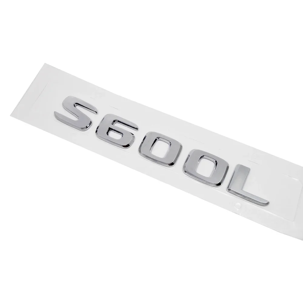 АБС-пластик S500 S500L S600 S600L багажник задний логотип значок эмблема наклейка для Mercedes Benz S Class W126 W140 W220 W221 W222 C217 (art.: 3920d35b7f2ff) - 3920d35b7f2ff