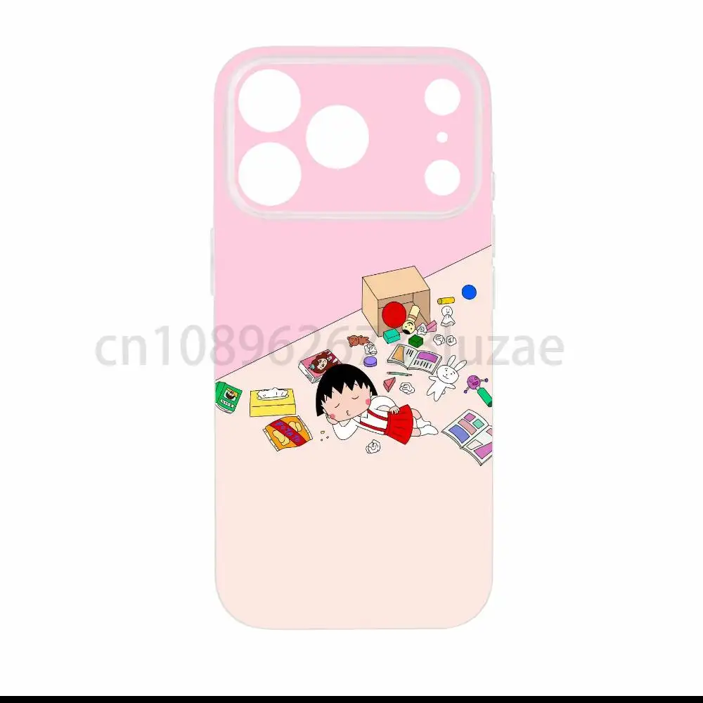Чехол C-Chibi M-Maruko-chan для Magsafe для iPhone 17 Air 16 15 14 Plus 13 12 11 ProMax, магнитный чехол для беспроводной зарядки (art.: 3920db714508e) - 3920db714508e
