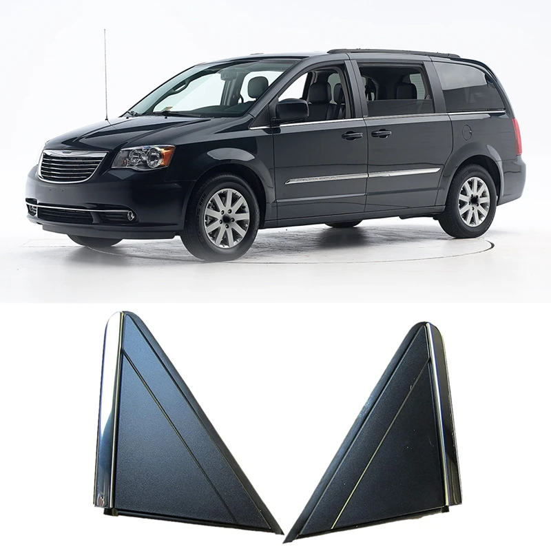 Для 2008-2019 Dodge Journey L &amp R боковой зеркальный молдинг флаг угловой трехугольный