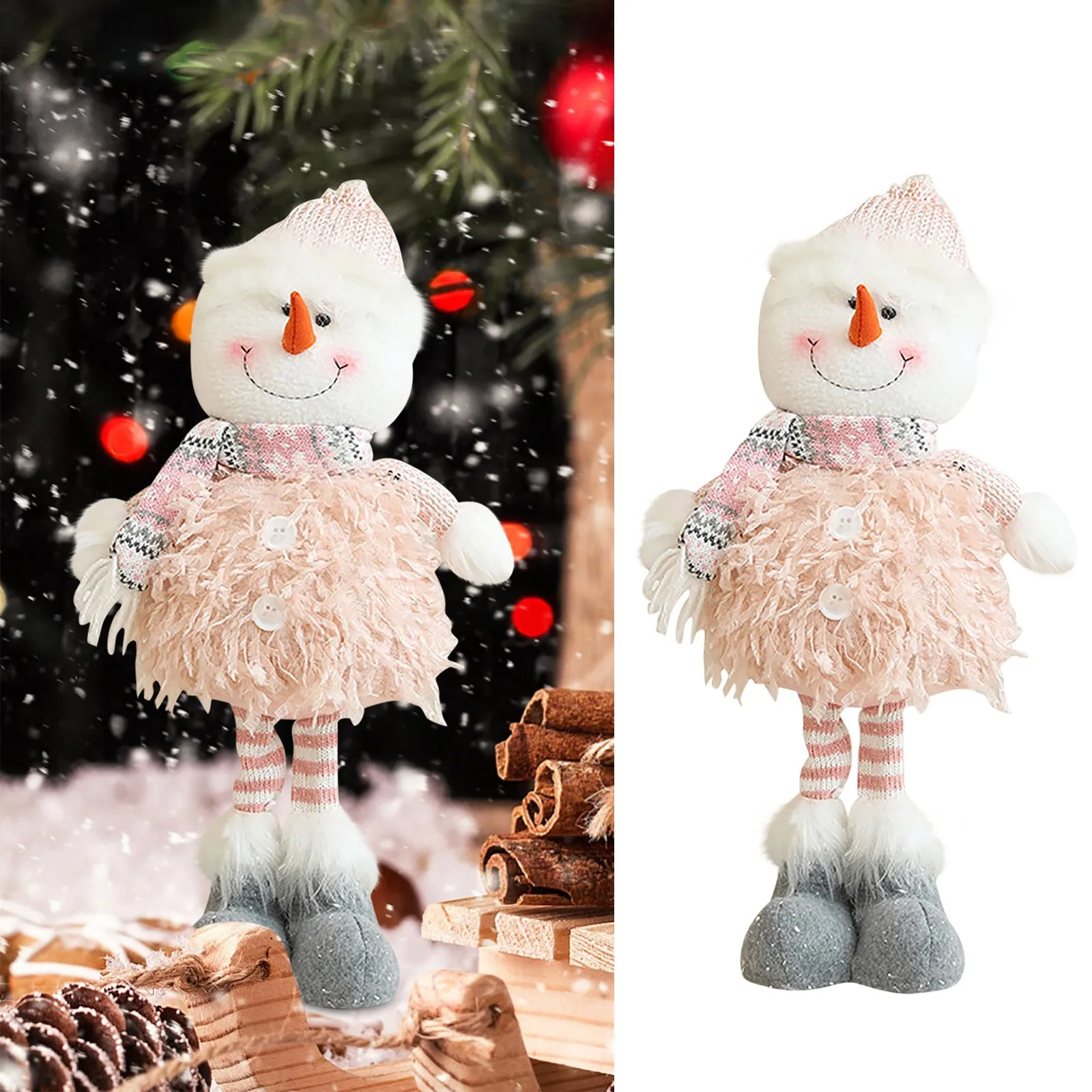 

Christmas Snowman h Toy Old Man Ornaments Christmas Deer Doll Doll Scene Layout Christmas Slotting Toy Camcorder Toy