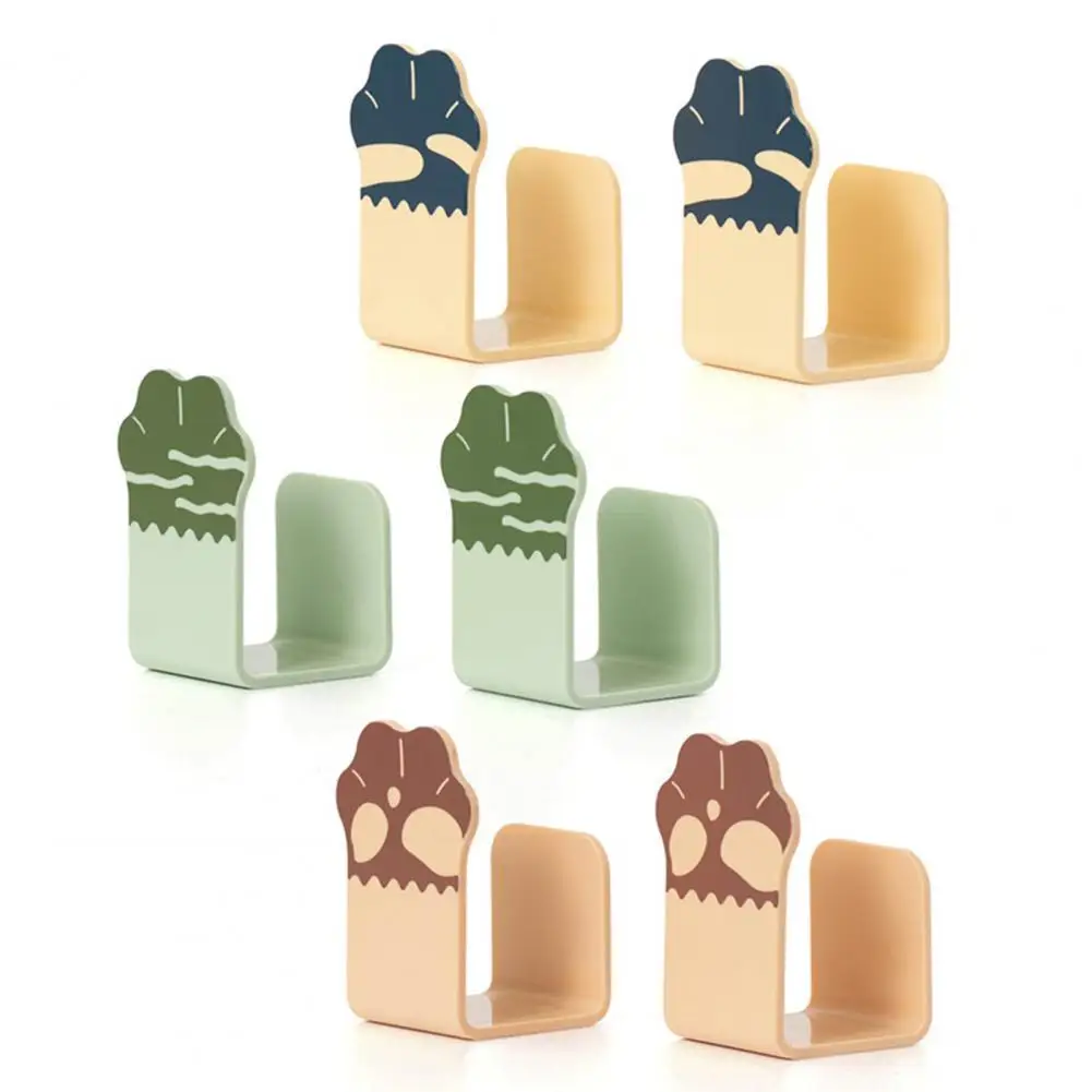 

3 Colors 2Pcs/Set Practical Pot Cover Storage Holder Wall-mounted Drainer Rack Cute for Bathroom