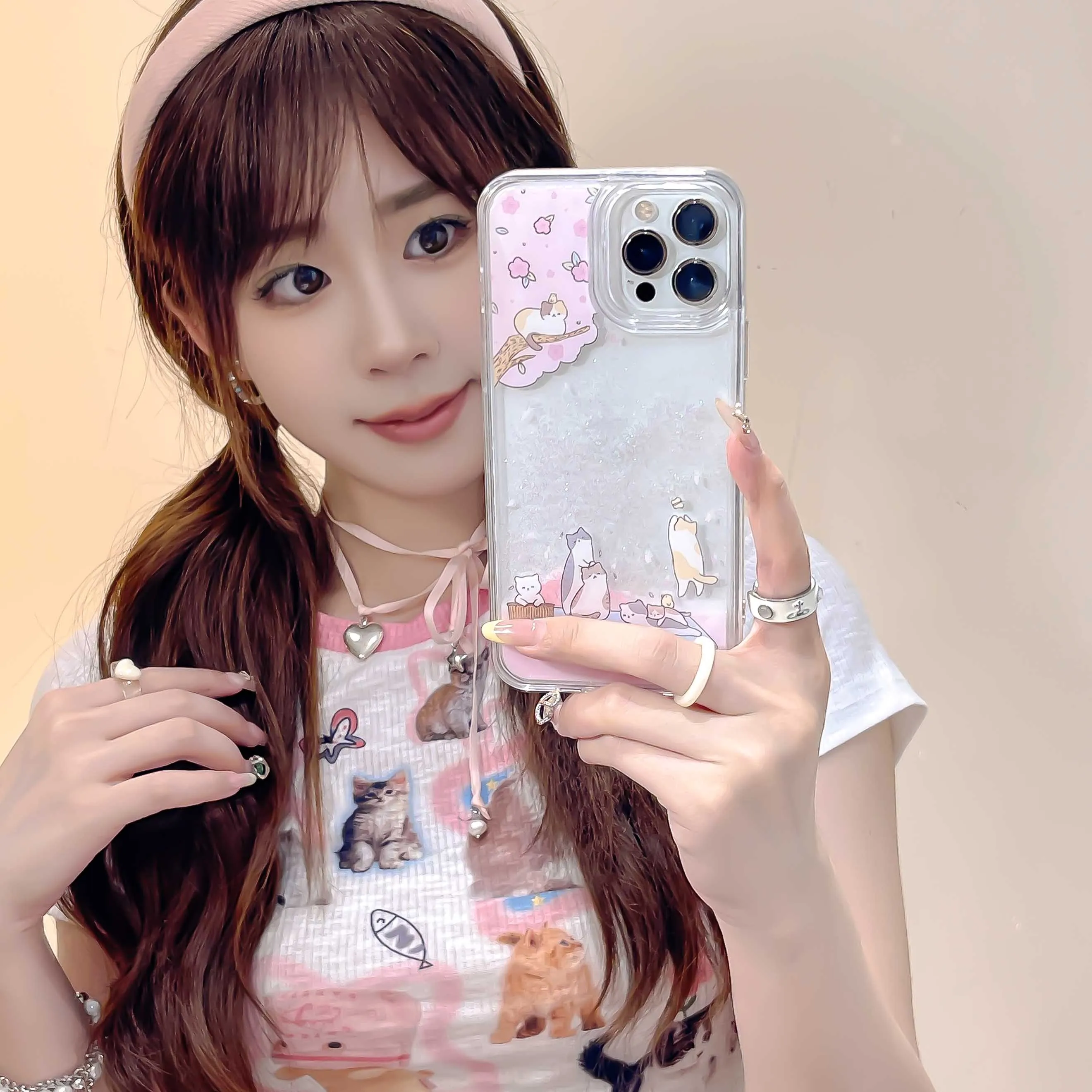 Ins чехол для телефона с блестками и изображением сыпучего песка iphone 12 15 pro max 13 14