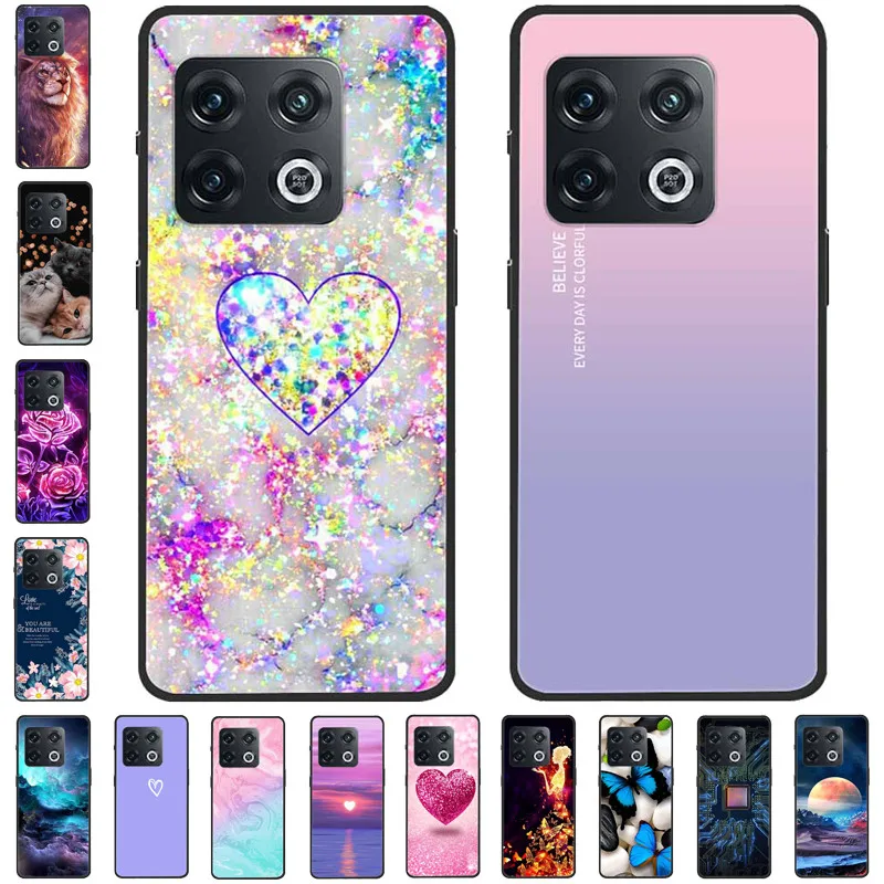for oneplus 10 pro case soft tpu lion space silicone back cases for oneplus 10 pro 5g phone cover black bumper oneplus10pro free global shipping