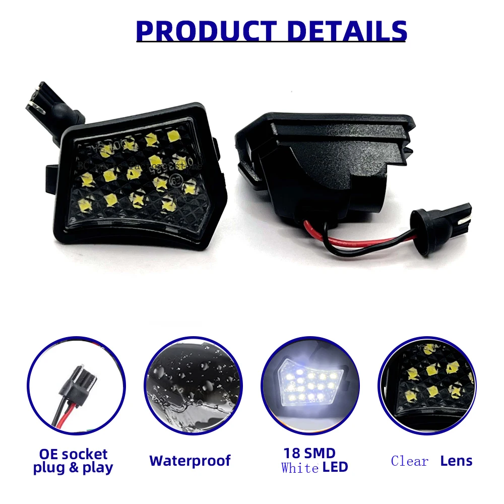 2 шт. задние зеркальные лампы для Volvo XC90 XC70 C70 MK2 S60 MK1 II V40 V70 V60 S40 V50 S80 C30