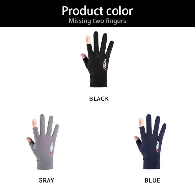 

Перчатки для рыбалки для мужчин и женщин, универсальные теплые Нескользящие перчатки с УФ-защитой для рыбалки, с двумя пальцами, уличные рыб...