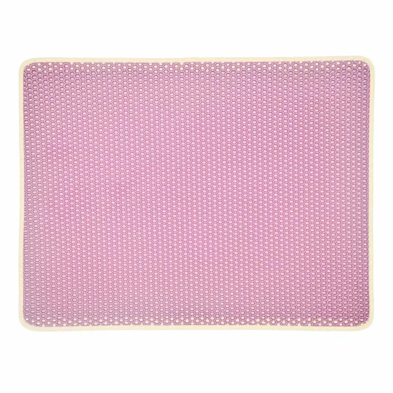 Rectangle Waterproof Cribriform Cat Litter Mat EVA Pet Trapping Holder Cats Bottom Non-slip Puppy Pad Floor | Дом и сад