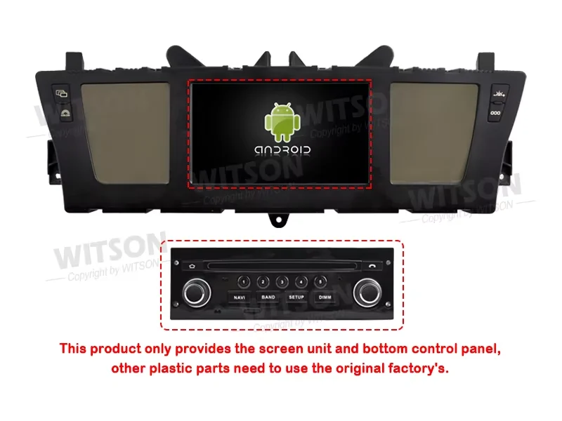 Фото Автомобильная магнитола AVGOTOP на Android для Citroen C4 Picasso 2006-2013 с GPS, Wi-Fi, аудиосистемой, поддержкой Carplay, стереосистемой и мультимедиа. №4
